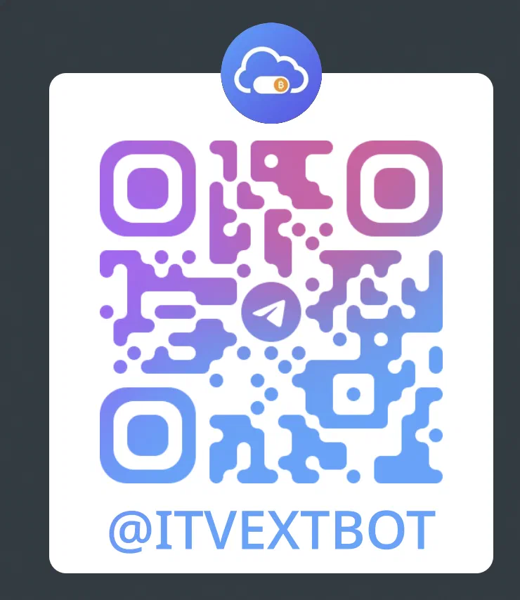 TVExtBot 컨트롤 센터 텔레그램 QR코드 (@iTVExtBot)